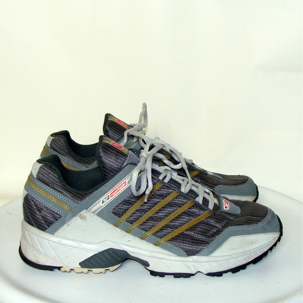 Reebok Womens flu1-76402 Silver Gray Cross Trainer Running Shoes Size 11M    DB3